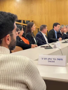 משה חג'ג' הבעלים של DNI360 בכנסת